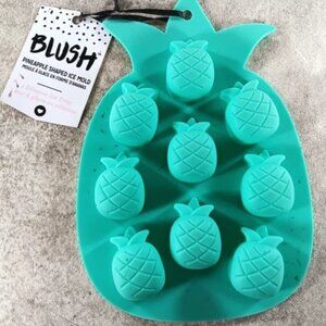 Blush Pineapple Shaped Silicone Ice Mold BPA Free New in Package